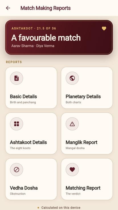 Free Kundli Match Making screenshot