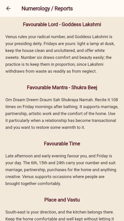 Free Numerology screenshot